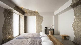 Room built of fortune coins “goen no ma” by Ryuichi Ohira