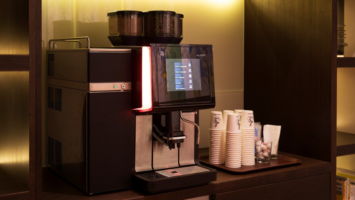 無料コーヒーマシン