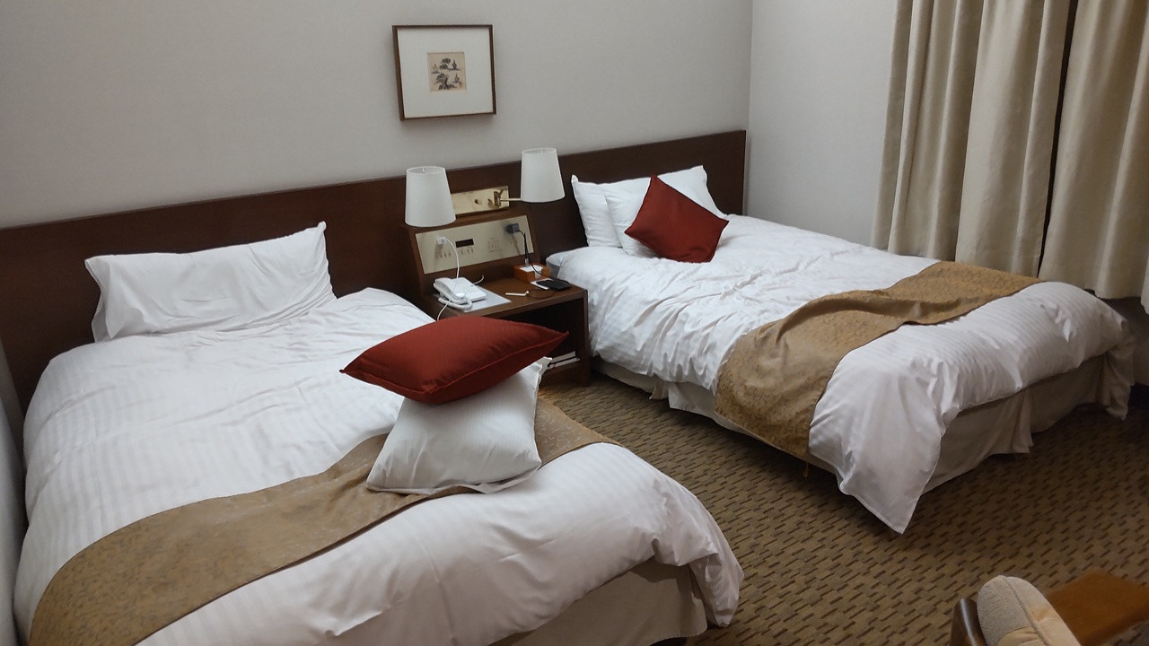 ツインルームの一例です。