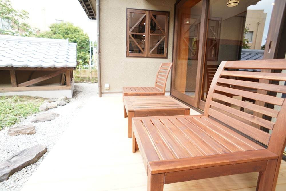 「心楽」のテラス一例