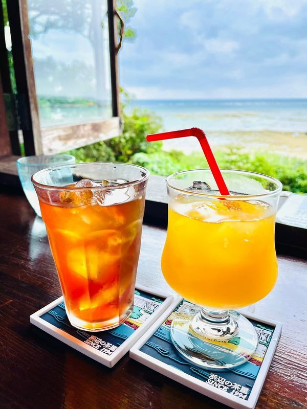 「山の茶屋 楽水 （らくすい）」から眺められる海の景色に心洗われる / 4