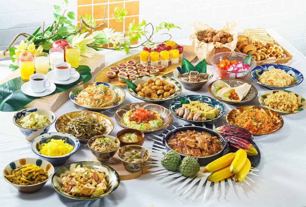 手作り海鮮丼と沖縄らしいビュッフェ内容にきゅん♡4379283