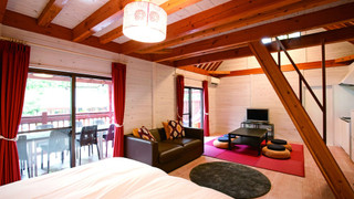 癒し風呂付コテージ タイプD (305) 檜風呂付