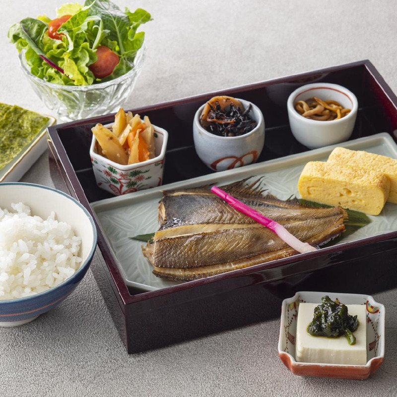 Japanese breakfast set menu