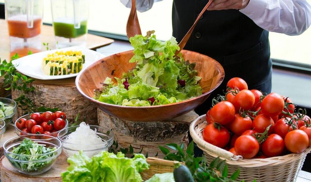 野菜がみずみずしい
新鮮な朝食バイキング / 2