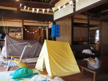 ①えっ古民家にテント！？「島小屋」3425746