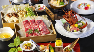 貴賓館で食す豪華特別会席 [悠然] (夕食19:30時~20時開始) 露天風呂付客室　禁煙