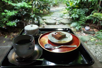 「京都生ショコラ オーガニックティーハウス」 料理 38691219 生チョコレート４種ひと皿とお飲物