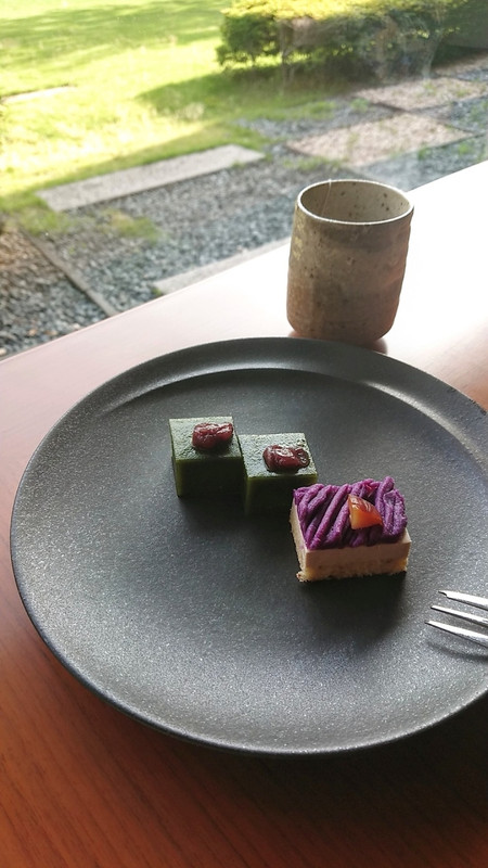 クラブラウンジでの和スイーツ