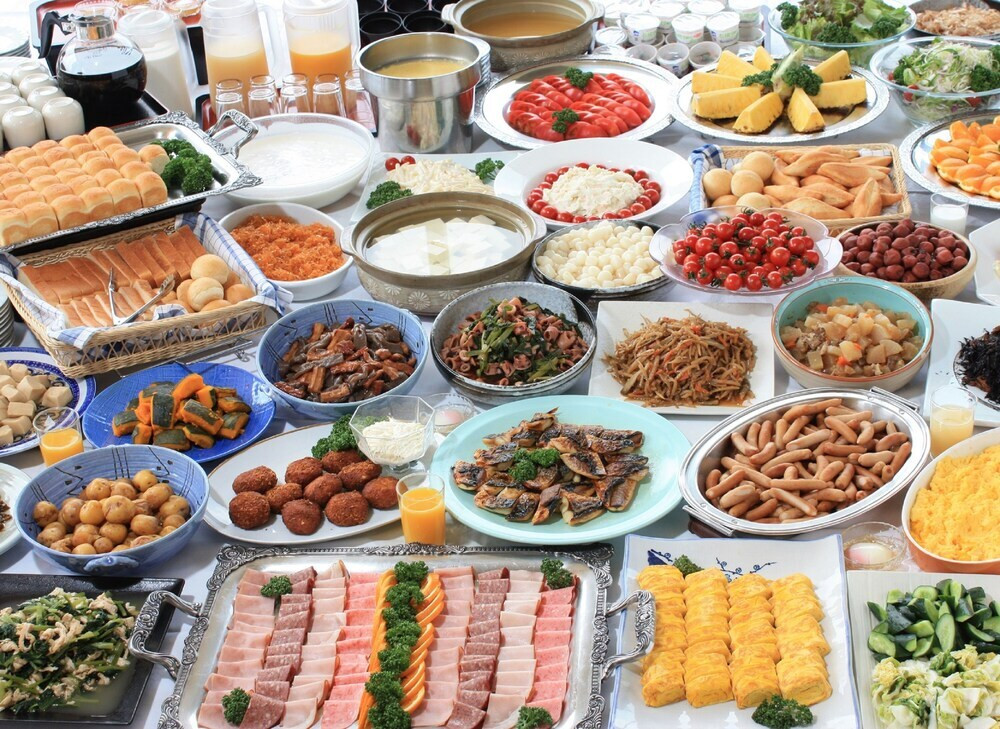 朝食ビュッフェ