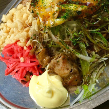 「みかさ」料理 892821 天カスと辛子マヨネーズと紅生姜トッピング