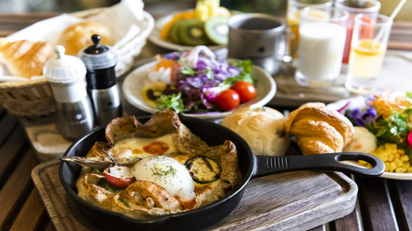 「テラ」の朝食一例