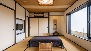 和洋室 クイーンダブルルーム 46平米 (離れの露天風呂付き客室)「禁煙」