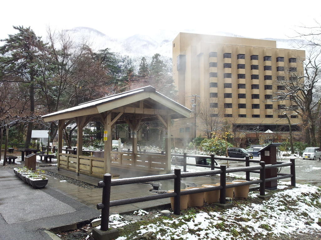 黒部川の川底を足湯で感じてみよう1713337