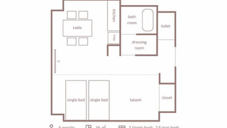 モデレート 4ベッド(和室付き) 禁煙