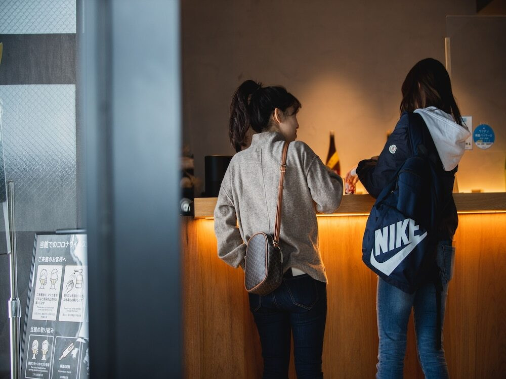 客室内のダイニングエリア