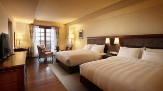 【ロッジ棟】デラックスダブルツイン(ベッド2台)