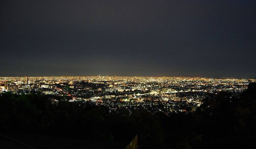 テラスから見える夜景 / 1