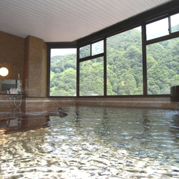 景色を楽しむゆったりとした大浴場3478778