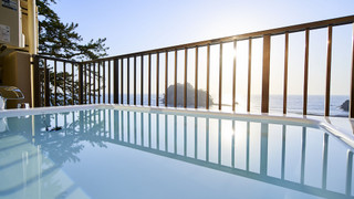 デラックスオーシャンビューツイン(露天バブルバス付)1-3名  禁煙