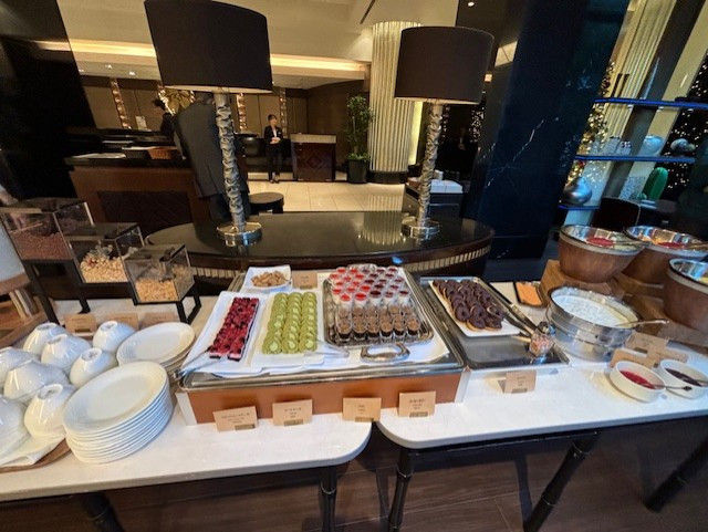 朝食ビュッフェ