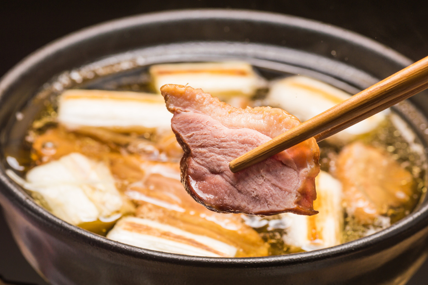 冬の味覚　鴨鍋