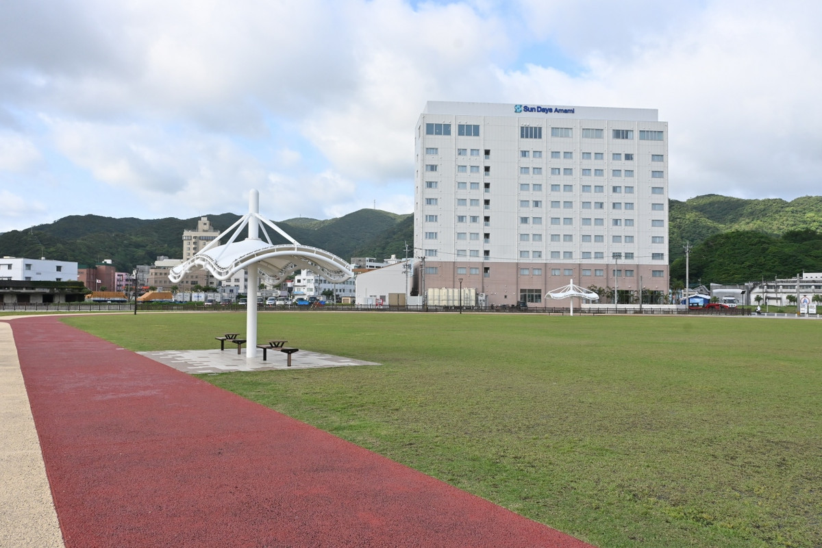 ホテルの付近も整備されています