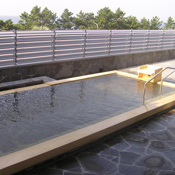 源泉100％かけ流し！『金印の湯』と黄金色の夕焼け3635516