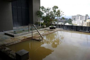 屋上庭園を眺めながら、親子で水遊びやジャグジーが楽しめる♪3416876