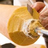 夕食一例／バームクーヘン / 3