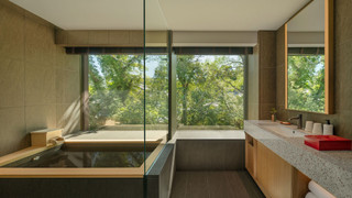 デラックス ルーム シングルベッド 2 台 ガーデンビュー