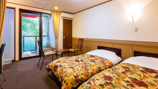 洋室ツインルーム 露天風呂付 禁煙