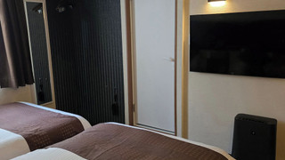 ベーシック ツインルーム シングルベッド 2 台 禁煙 冷蔵庫