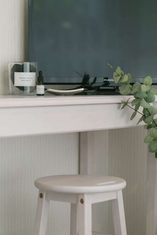 客室内のダイニングエリア