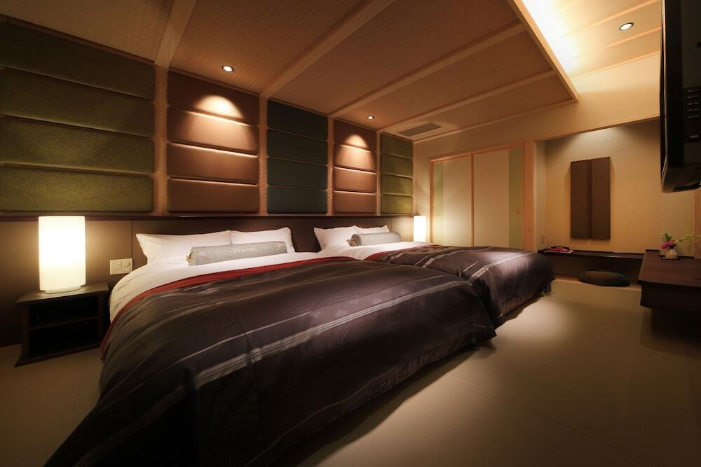 最上級特別客室「佳夢里」／ベッドルーム