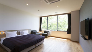 <源泉かけ流し温泉内湯> スーペリアダブルルーム (禁煙)