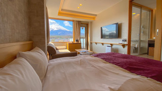 特別室 デラックスツインルーム - 富士山側 テラス付き, 角部屋 (34.33平米)