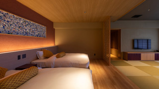 スイート 和洋室, 禁煙 (モダン・スイート三日月【源泉かけ流し　内風呂付き客室】 禁煙)