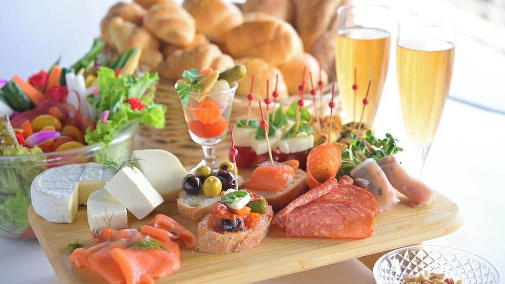 朝食ビュッフェ