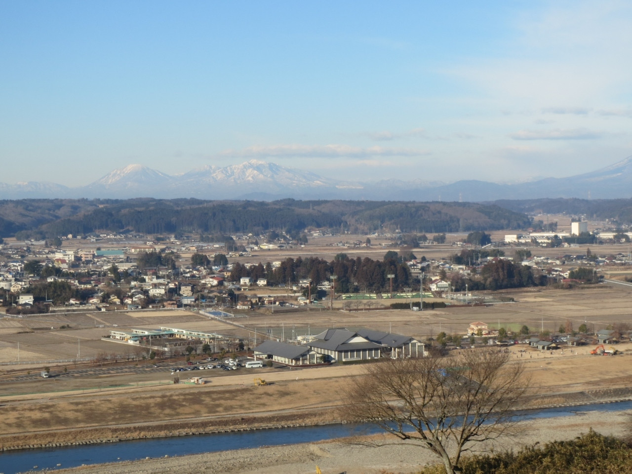那珂川と広がる田園風景が美しい3503821