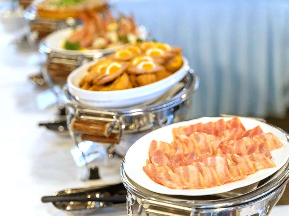 朝食ビュッフェ