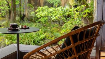 101号室 庭に面したテラス / 5