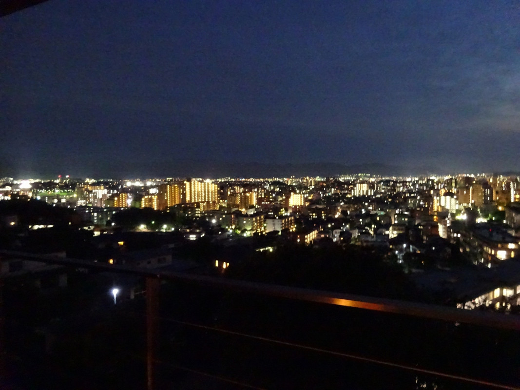 部屋から眺める夜景
