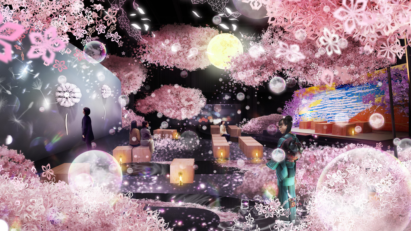 ②お花見アート「FLOWERS BY NAKED 2019」でフォトジェニック体験1804144