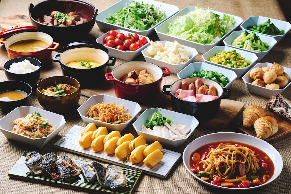 朝食ビュッフェ