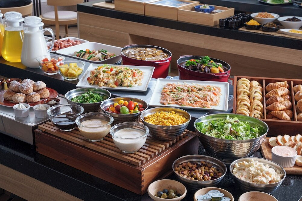 朝食ビュッフェ