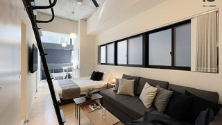 デラックス コンドミニアム 1 ベッドルーム 禁煙 シティビュー (bHotel Nekoyard 102)