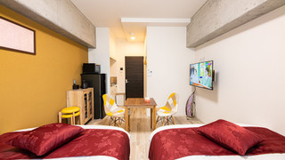 ベーシック ツインルーム ダブルベッド 2 台