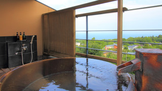 [温泉露天付]高濃度炭酸泉 [和室] [喫煙可] [マウンテンビュー] [海が見える]