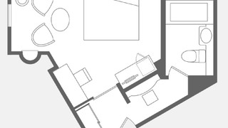 キングダブルルーム　キャッスルビュー